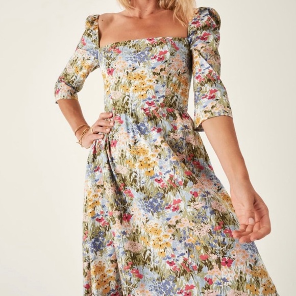 Reformation Cyprus Midi Dress - Picture 1 of 7